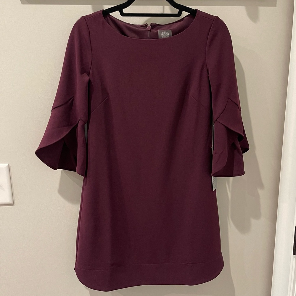 Vince Camuto Plum/Purple Bell Sleeve